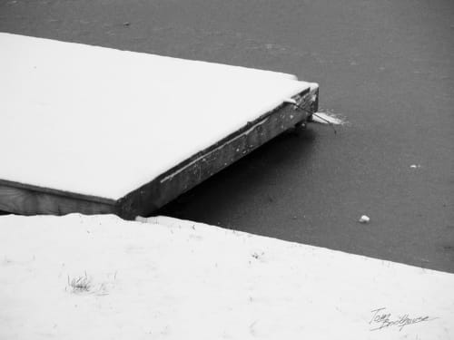 Docks with Snow