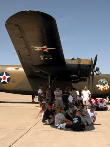 Hot Day at the Air Show