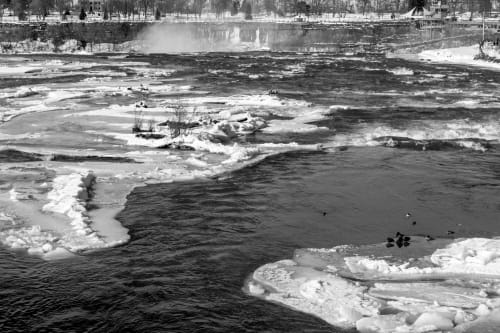 Above the Falls in Winter