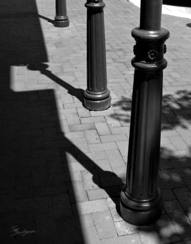Light Post and Shadows