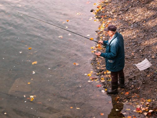 Man Fishing