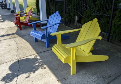Chairs at Olcott Beach